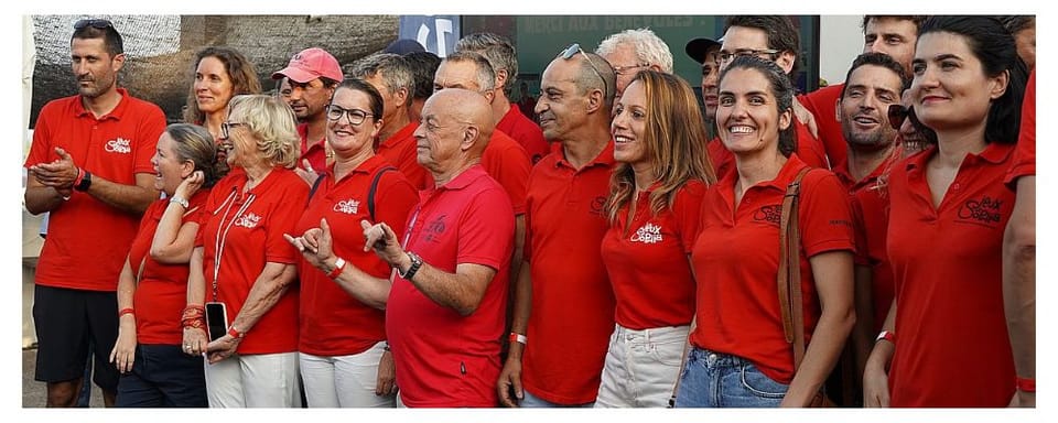 Les organisateurs bénévoles des Jeux de Sophia